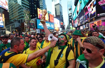 Brazilianen zorgen voor feest op Times Square in aanloop naar kraker, drie spelers Marokko werden geboren in Nederland