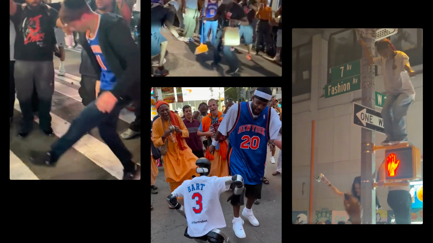 The Knicks Effect: Irresistible, Spontaneous Dancing