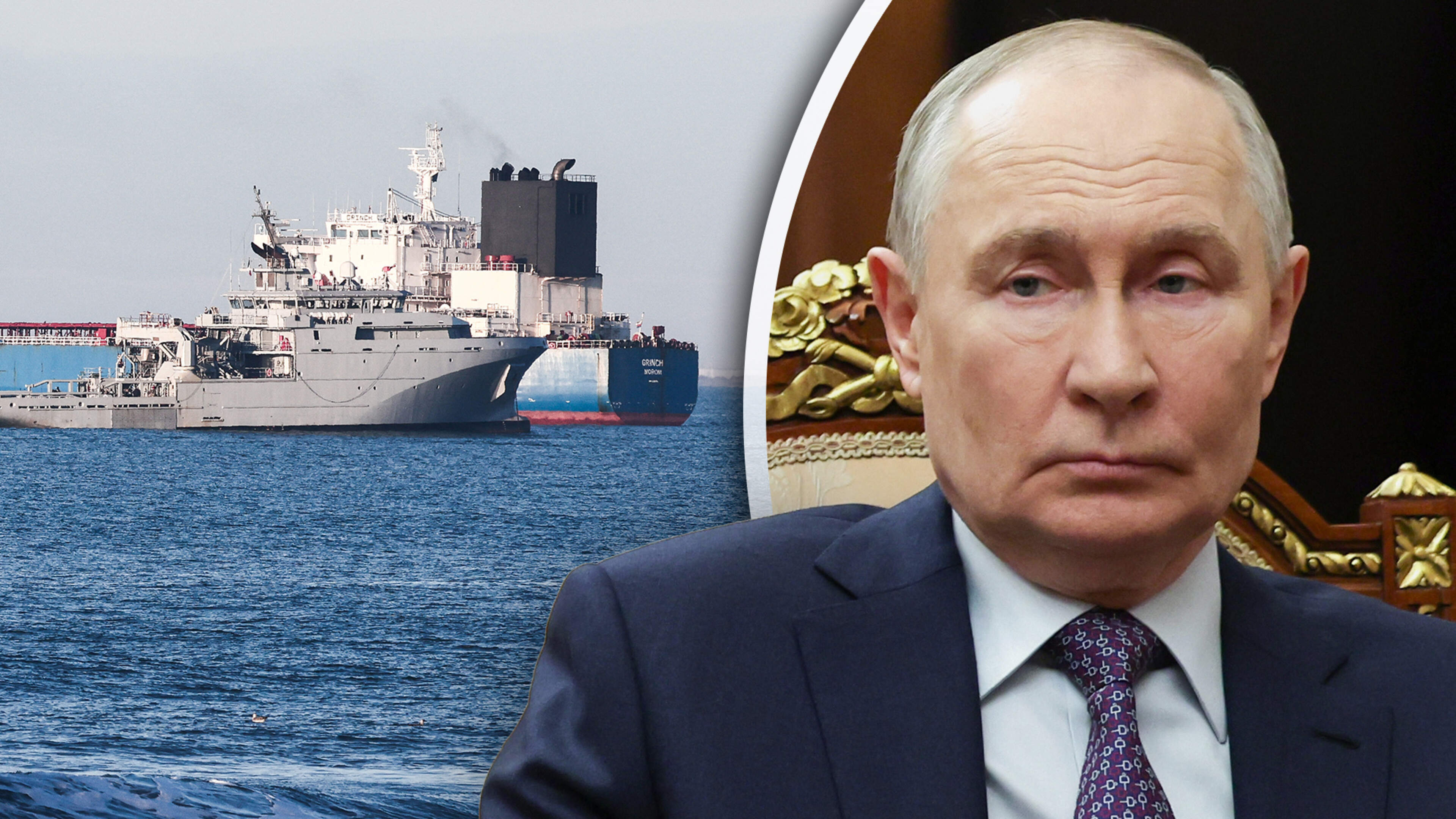 Britse krijgsmacht onderschept tanker van Russische schaduwvloot: ‘Financiers van Poetins oorlog laten we niet schuilen’