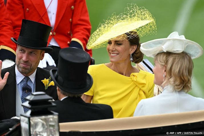 Catherine voor het eerst in drie jaar weer bij Royal Ascot
