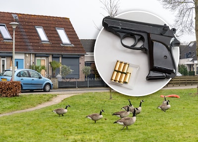Vier hulzen in de voortuin, maar geen kogelinslagen: vindt de rechter dit poging tot doodslag?