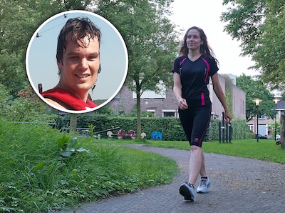 Thirza (41) verliest haar man Martijn aan zelfdoding, nu loopt ze de Vierdaagse voor hem: ‘Hij stond tot aan de dood op de wachtlijst voor hulp’