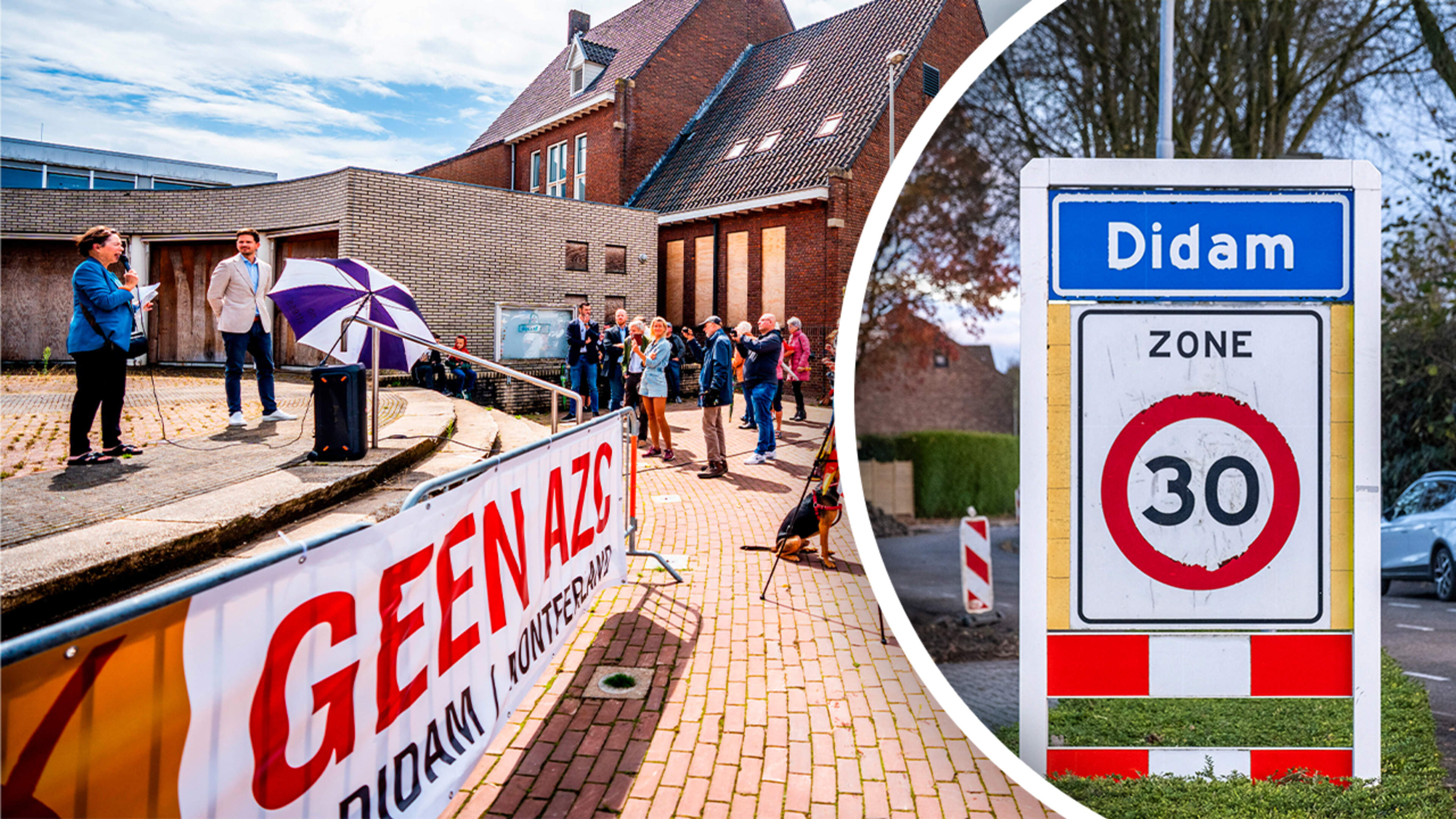 Inwoners Didam moeten voortuintjes leeghalen voor anti-azc demonstratie met Geert Wilders