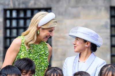 De jurk van koningin Máxima was dubbel bijzonder en niets minder dan een kunstwerk