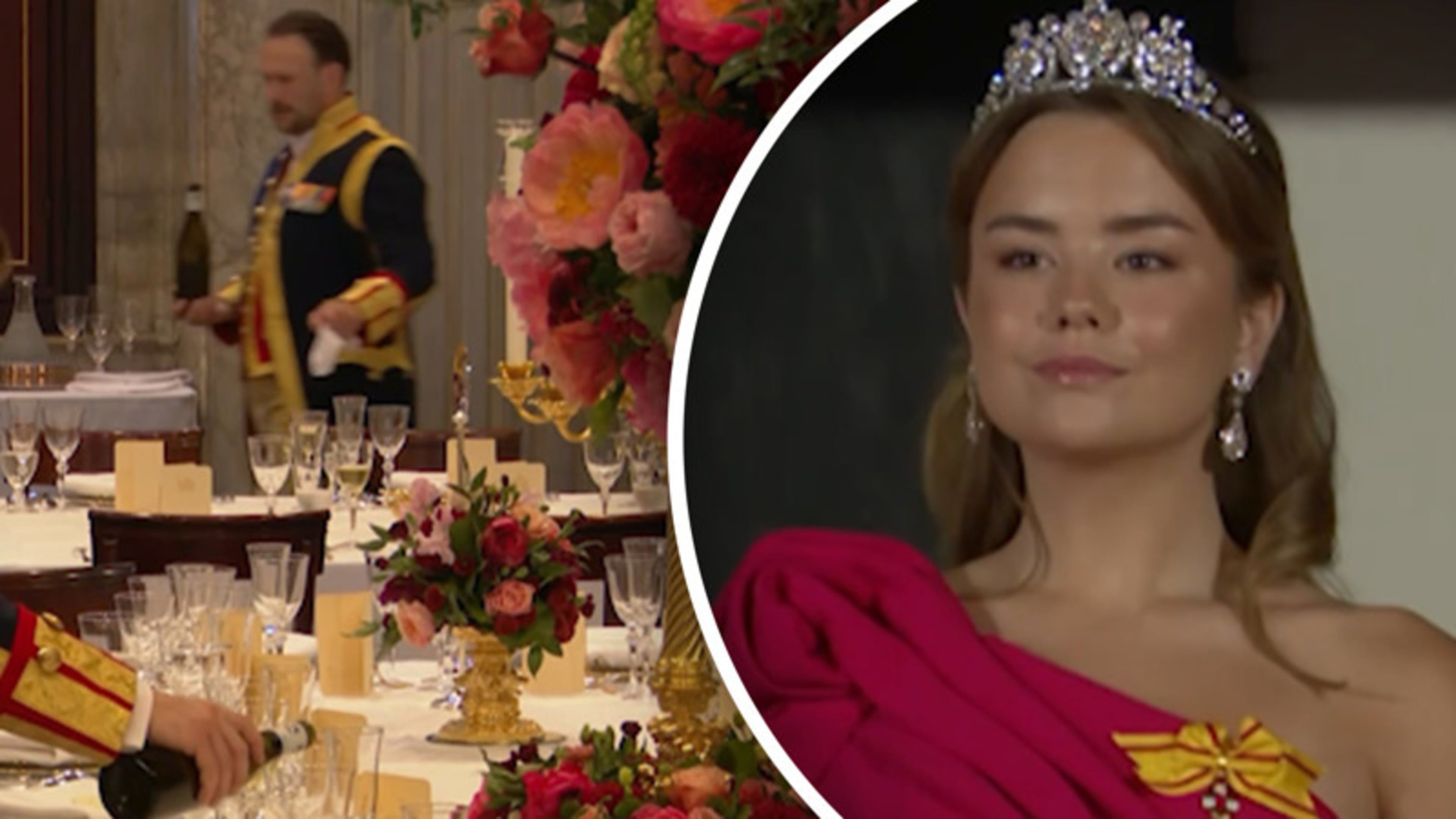 Alle ogen gericht op prinses Ariane tijdens staatsbanket