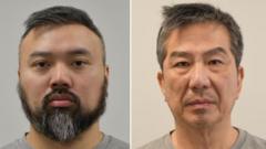Men jailed over work for Chinese intelligence in UK