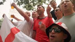England fans arrive in Dallas for World Cup game against Croatia