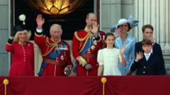 Royal Family watch Red Arrows flypast on Buckingham Palace balcony