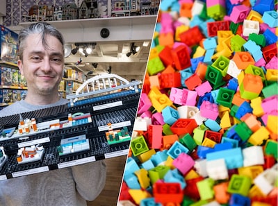 Erik opent ‘Blokkenpiloot’ in Enschede: ‘Het is te gek om hele dag met Lego bezig te zijn’