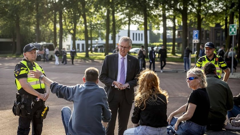 Demonstratie in Vriezenveen rustig verlopen