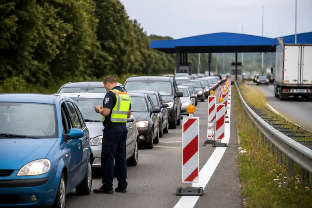 Duitse grenscontroles langer door, ook na september files op A12