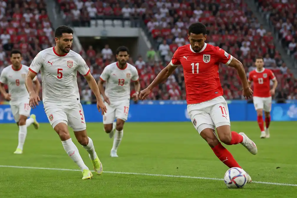 Oostenrijk verslaat WK-debutant Jordanië met 3-1 in poule J