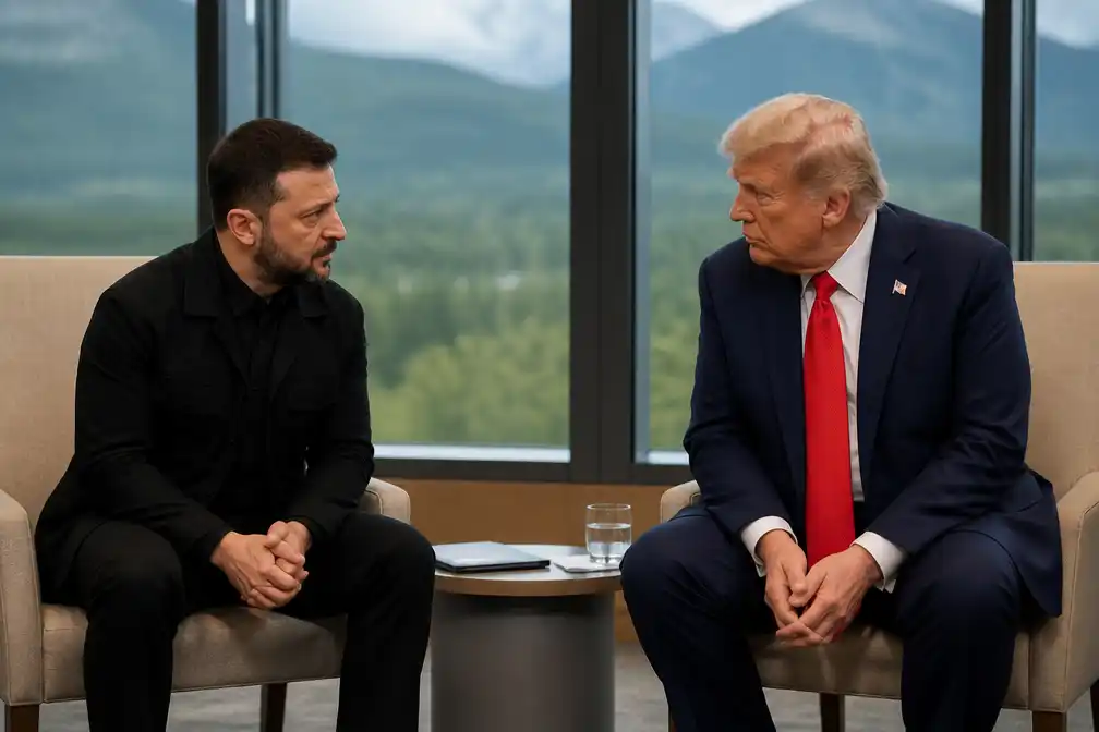 Trump heeft na Iran weer aandacht voor Oekraïne, en spreekt Zelensky op G7-top