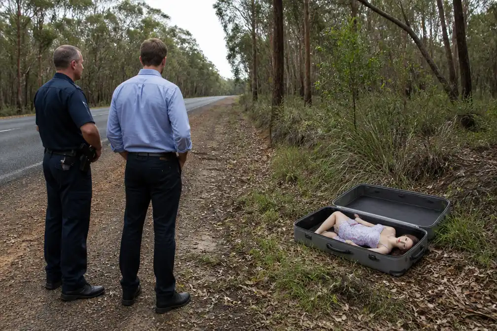 Australië: schijnbaar lichaam in koffer langs weg blijkt levensechte pop