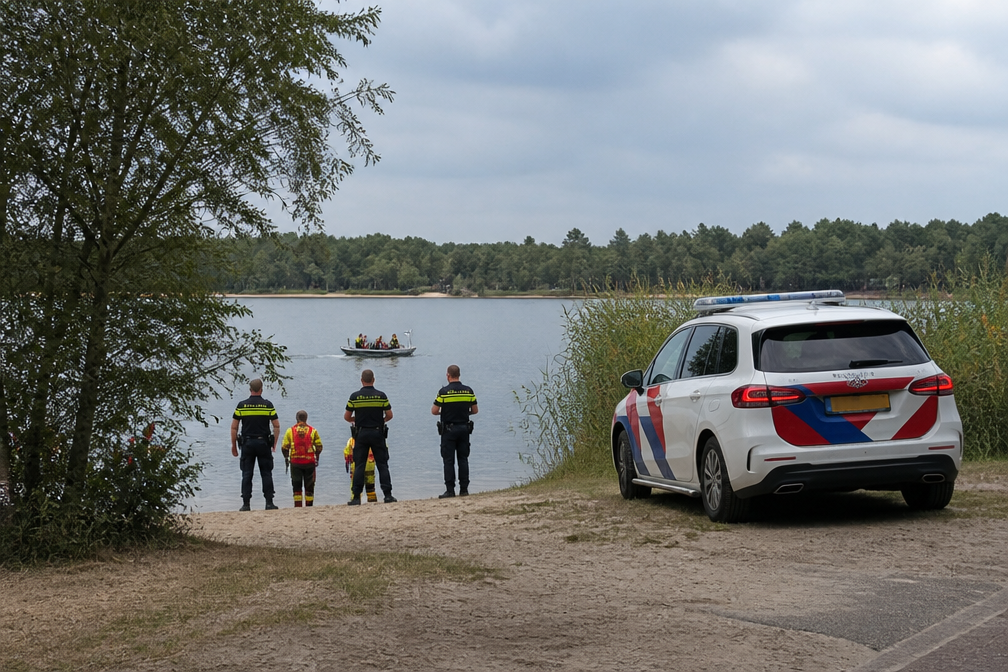 Twee personen uit Zandenplas bij Nunspeet gehaald