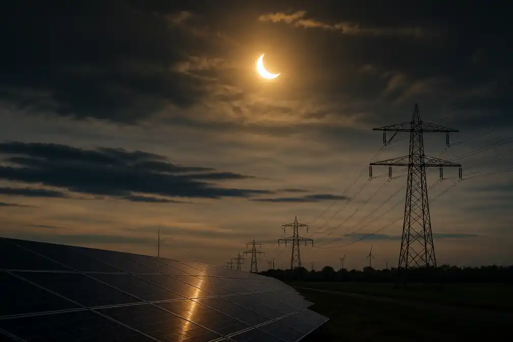 Zonsverduistering verdubbelt stroomprijs; TenneT: stroomnet hield stand