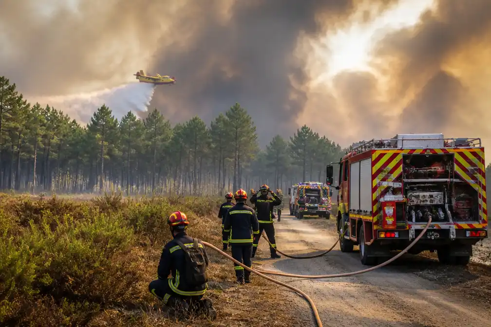 Franse tiener aangeklaagd voor dodelijke bosbrand bij Bordeaux