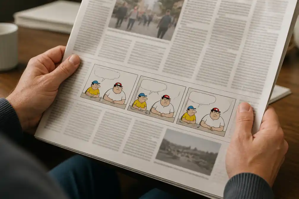 Cartoon 'Toos en Henk' van Paul Kusters verschijnt op 14 augustus 2026