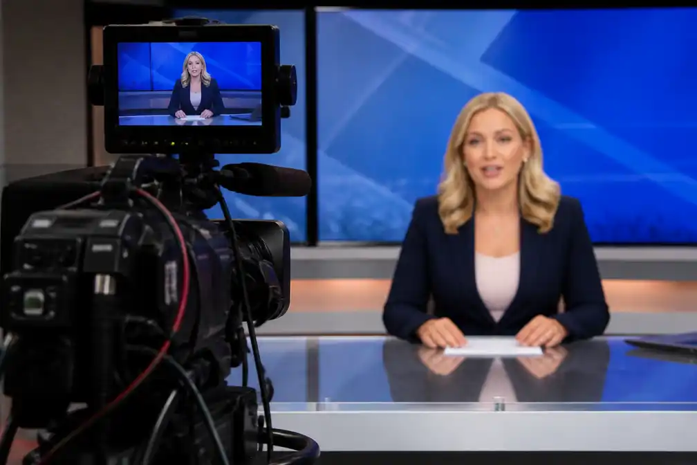 Presentatrice Toni Brattin gaat viraal na pikante verspreking op live-tv