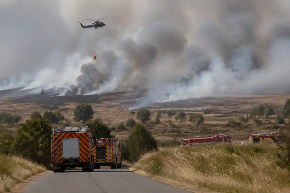 Natuurbrand Hoge Venen: 100 hectare in de as, Duitsers helpen blussen