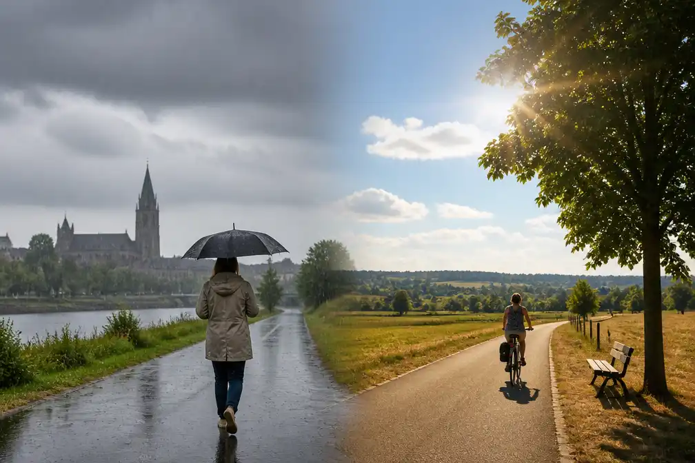 Grote temperatuurverschillen in Nederland: 20 graden in noorden, 33 in Zuid-Limburg