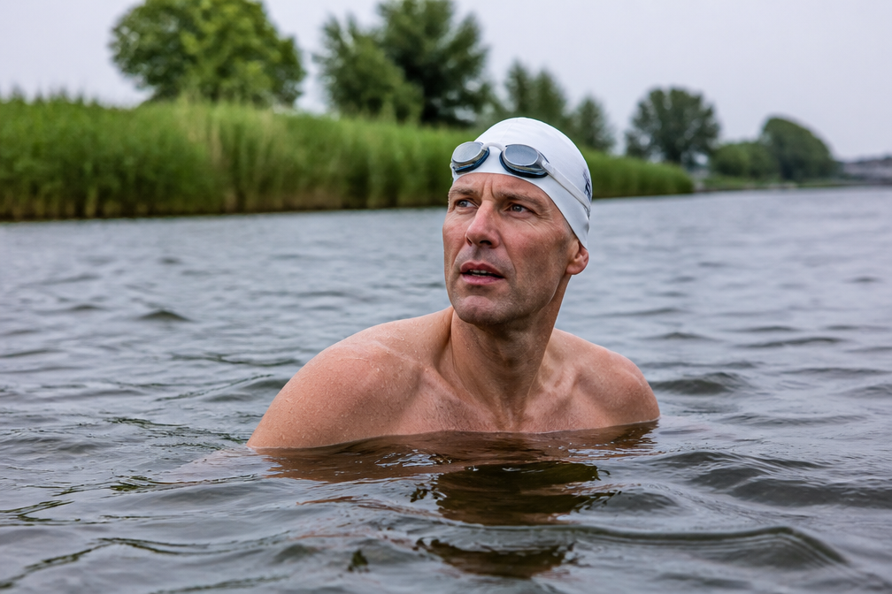 Maarten van der Weijden begint in Vught aan laatste 270 km zwemtocht