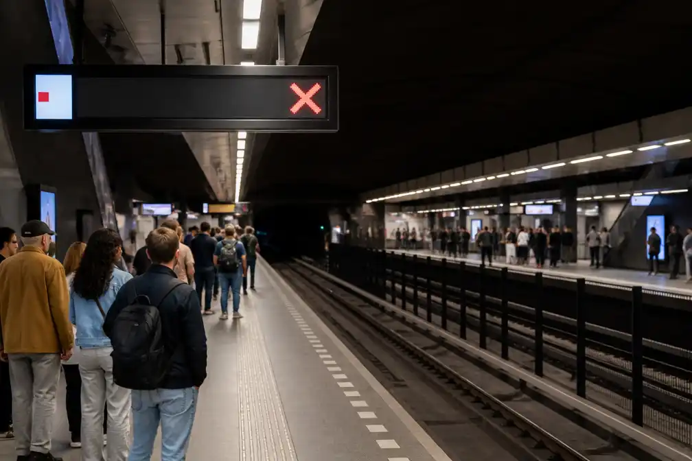 Alle Amsterdamse metro's stilgezet door storing verkeersleiding GVB