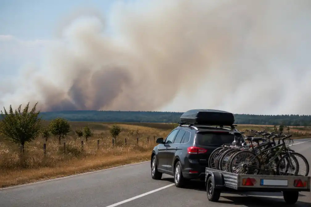 Natuurbrand in Hoge Venen verdrijft Nederlandse toeristen van campings