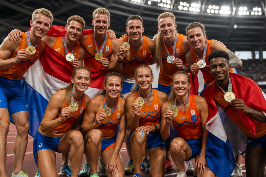 Recordaantal medailles voor Nederland op EK atletiek in Birmingham