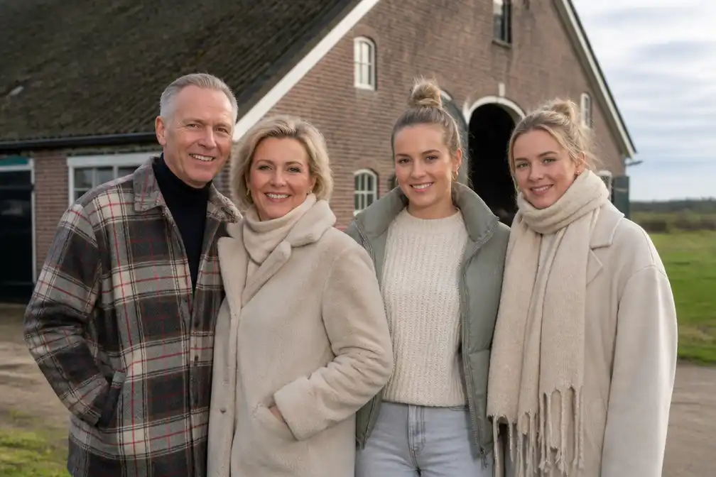 Familie Meiland steunt boeren en neemt boerderij in Flansum over voor tv-programma