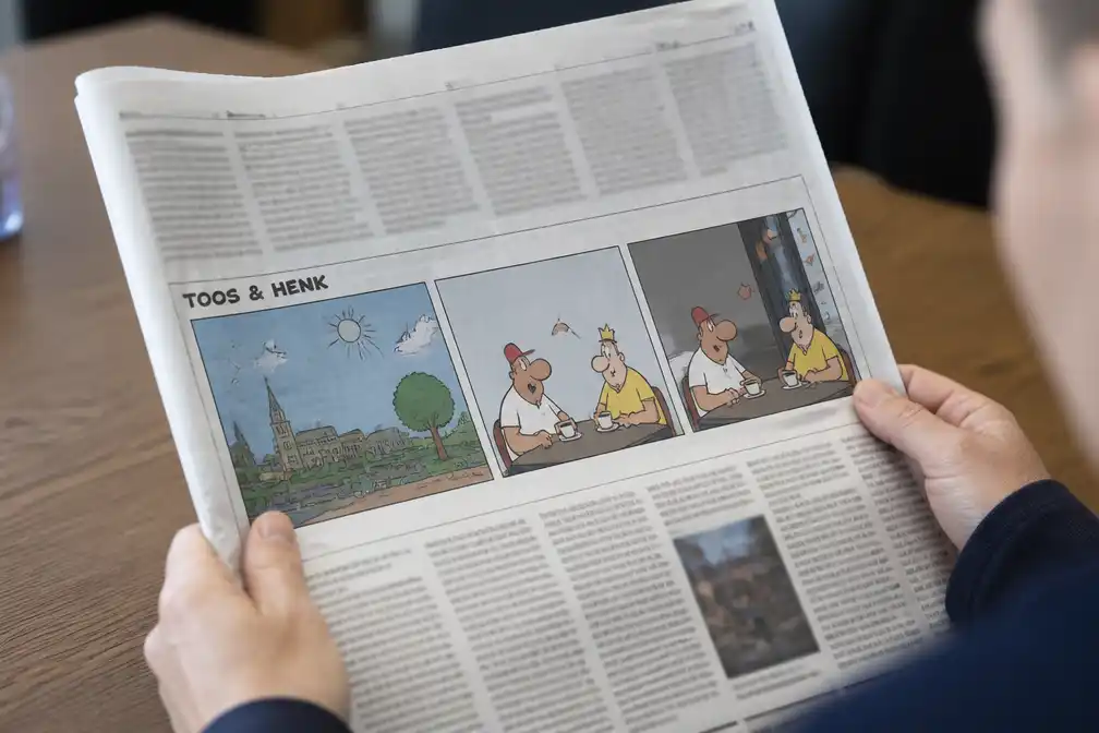 Cartoon 'Toos en Henk' van Paul Kusters verschijnt op 18 augustus 2026