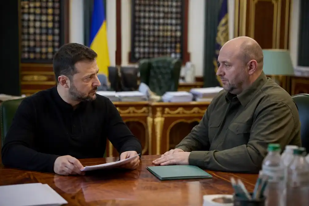 Zelensky draagt waarnemend minister Chmara voor als minister van Defensie