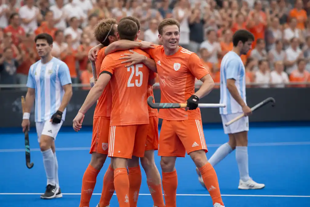 Hockeyers naar winnaarspoule op WK na 3-1 zege op Argentinië