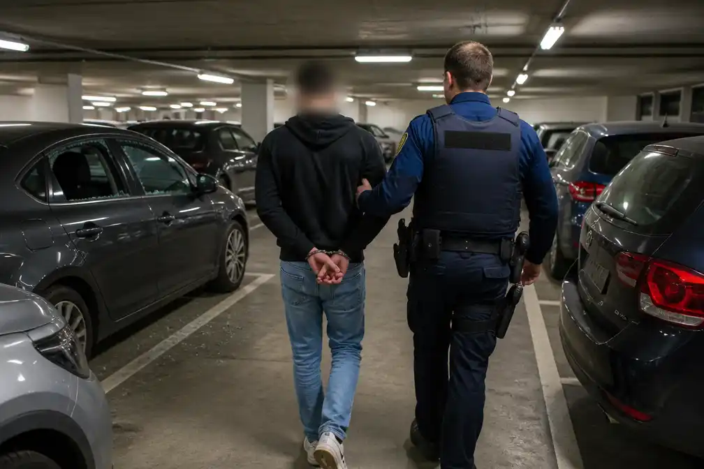 Politie Mechelen arresteert 21-jarige na meer dan 30 auto-inbraken aan station