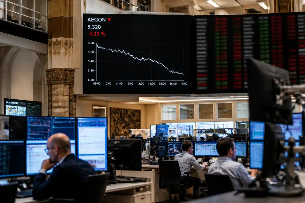 Aegon zakt op Damrak na resultaten; beleggers hadden op meer gehoopt