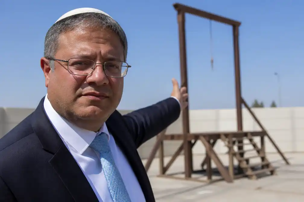 Israëlische minister Ben-Gvir toont in video galgen voor Palestijnse veroordeelden