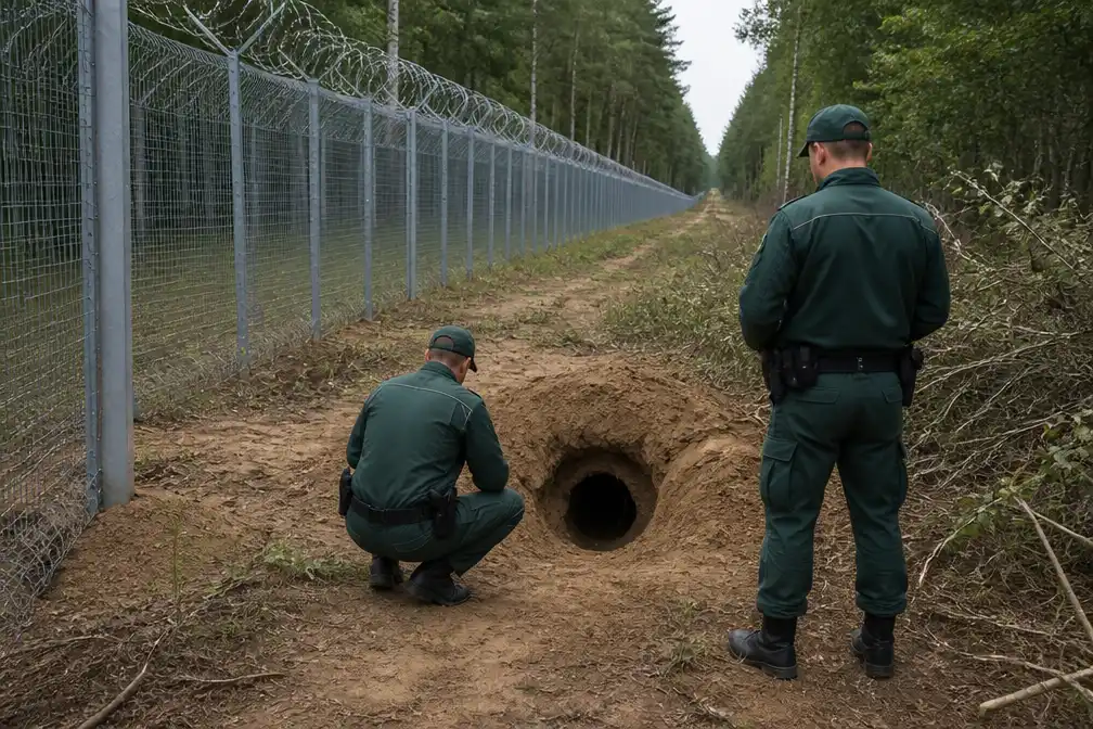 Letland ontdekt opnieuw smokkeltunnel aan grens met Wit-Rusland