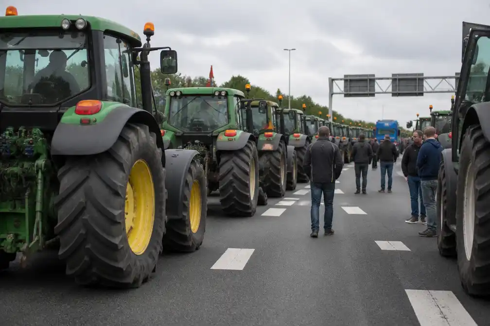 Definitief nee tegen trekkerprotest op snelweg, OM trekt grens