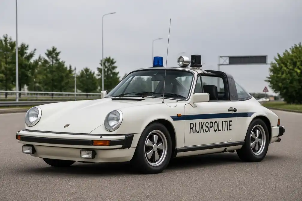 Porsche 911 Targa van Nederlandse Rijkspolitie geveild voor recordbedrag