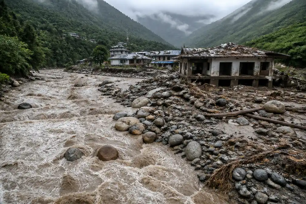Acht doden in Nepal en veel slachtoffers in Tibet na modderstroom