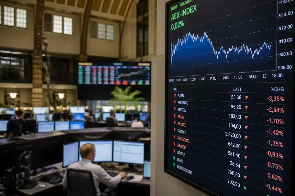 Chipbedrijven drukken vlakke AEX in aanloop naar cijfers Nvidia