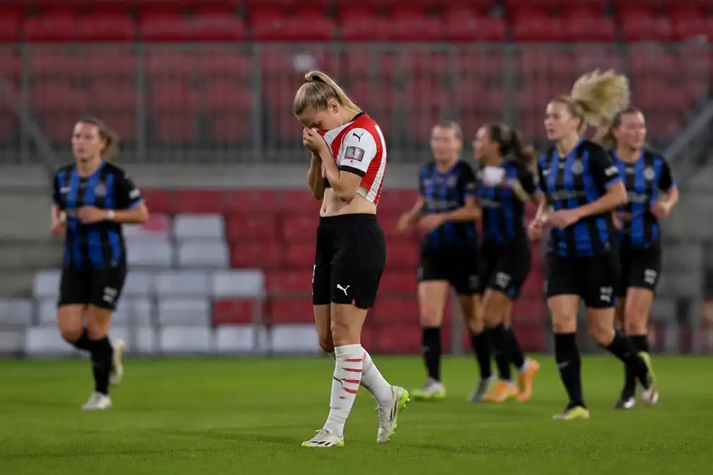 PSV Vrouwen verliest thuis met 0-1 van HB Køge in CL-voorronde
