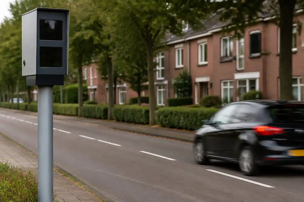 Flitspaal Enschede beboet geparkeerde auto zes keer; hardrijders vrijuit