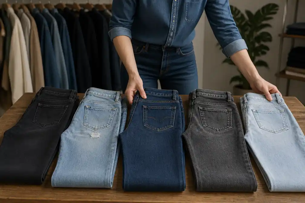 Vijf paar jeans genoeg voor heel jaar, zeggen mode-experts
