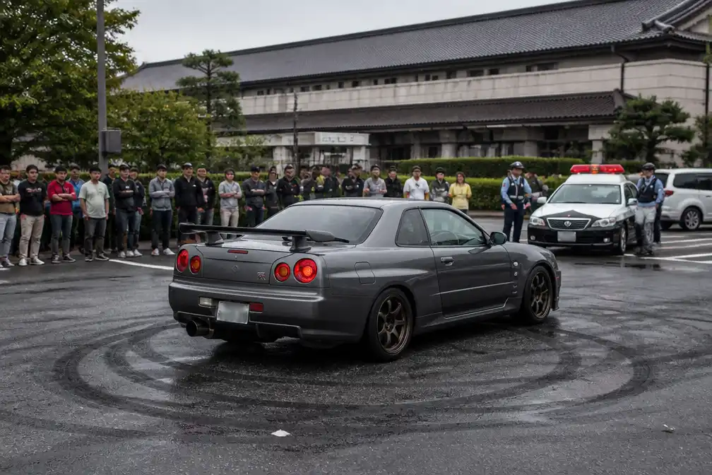 Nederlandse toerist (32) opgepakt in Japan na driftpartij met huurauto