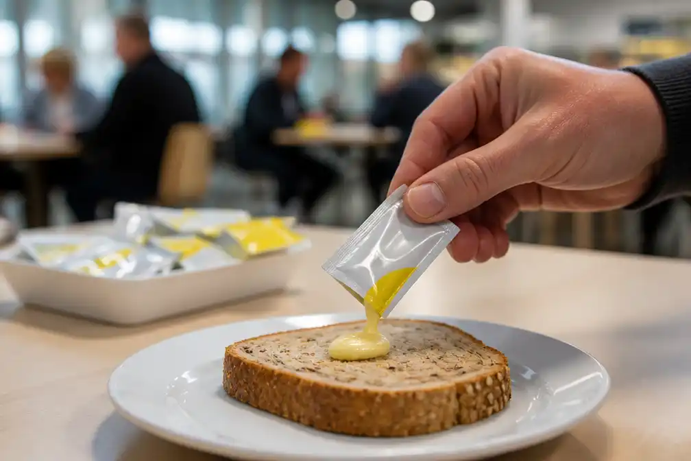 Margarine volgt mayo en ketchup in afscheurzakje om plastic te besparen
