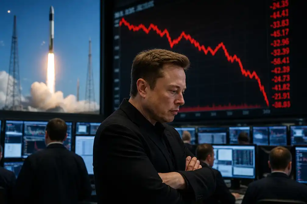 Spacex verliest 400 miljard dollar aan beurswaarde op één dag