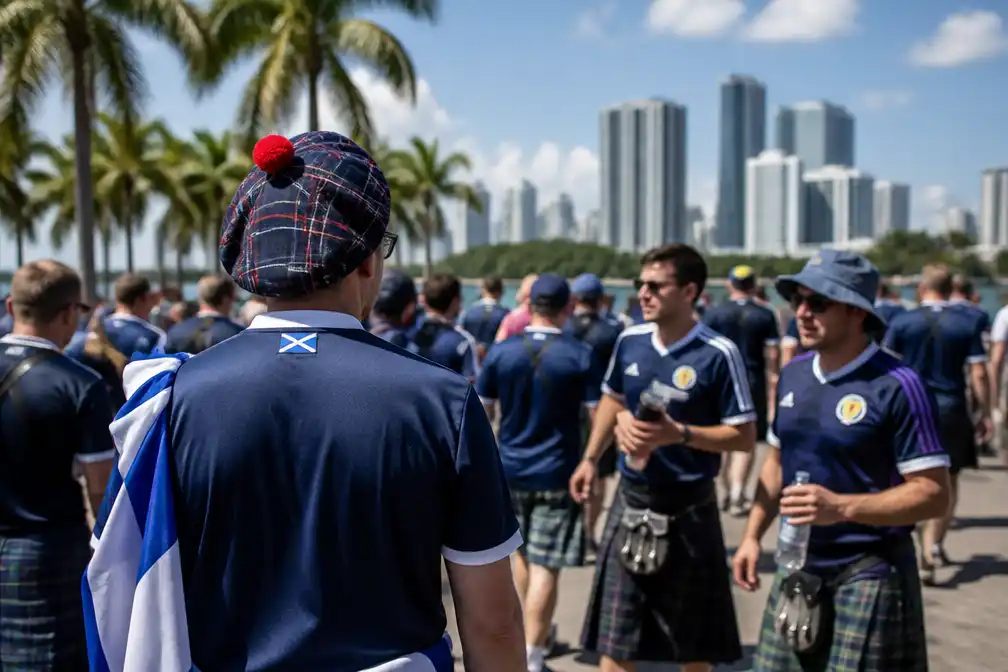 Tartan Army ervaart cultuurshock op WK in Miami