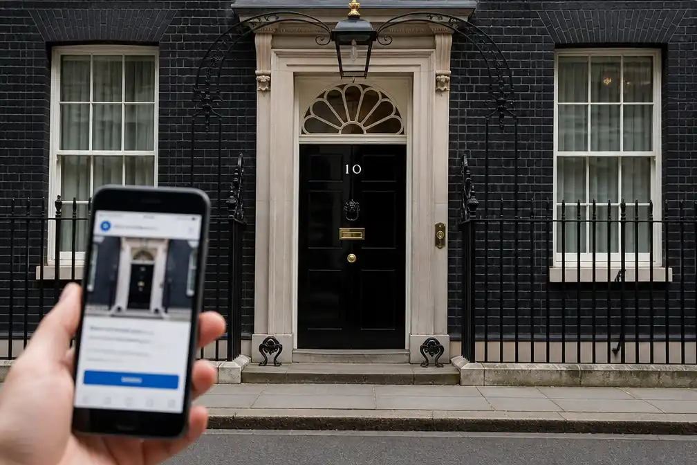 Nepadvertentie op Booking.com maakte wekenlang verblijf in 10 Downing Street mogelijk