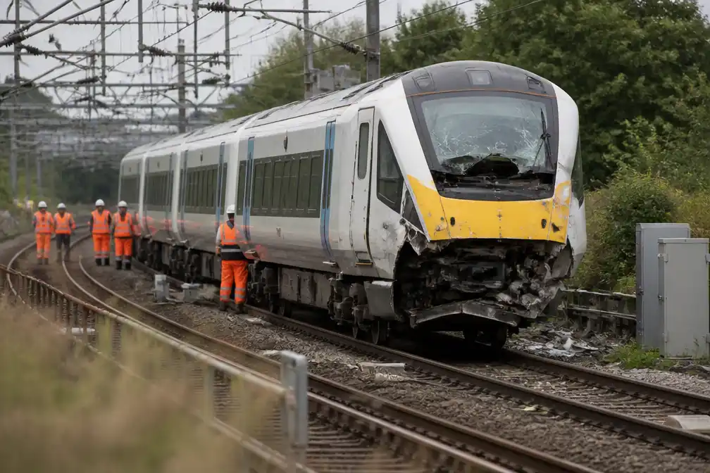 Eerbetoon aan omgekomen treinmachinist bij Bedford